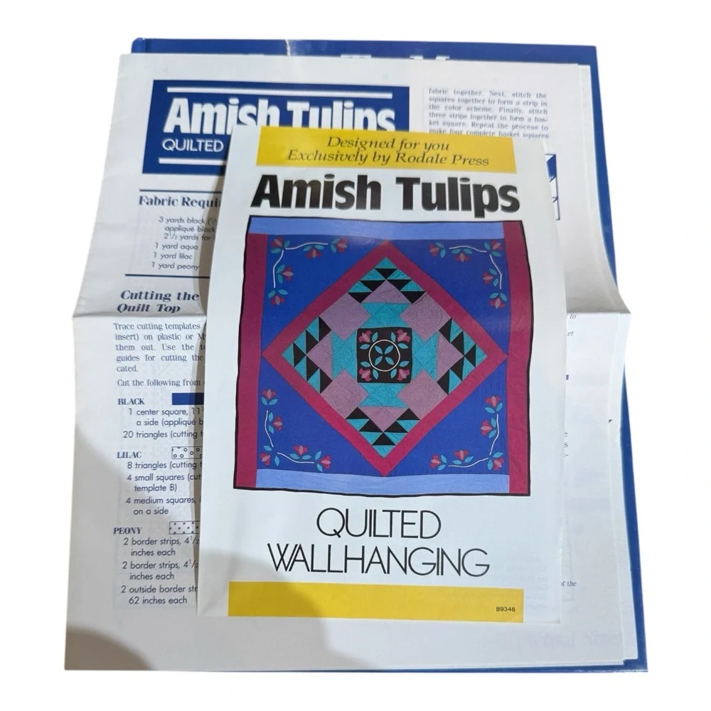How to Make an Amish Quilt by Rachel/ Kenneth Pellman & Amish Wall Hanging